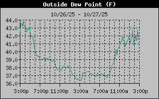 1 Day Dew Point Graph