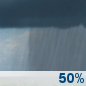 Saturday: A chance of rain showers. Mostly cloudy, with a high near 50. Saturday: Chance Rain Showers