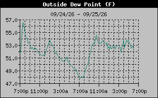 1 Day Dew Point Graph