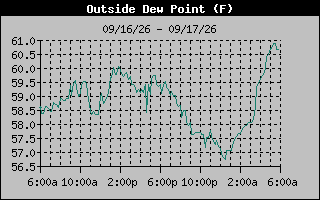 1 Day Dew Point Graph