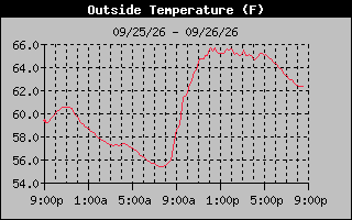 1 Day Temperature Graph