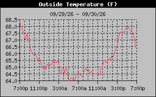 1 Day Temperature Graph
