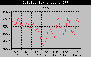 1 Week Temperature Graph