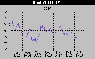 Wind Chill Graph